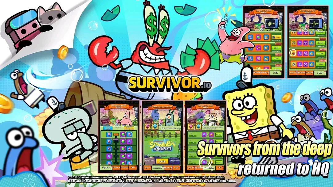 SpongeBob + Survivor.io